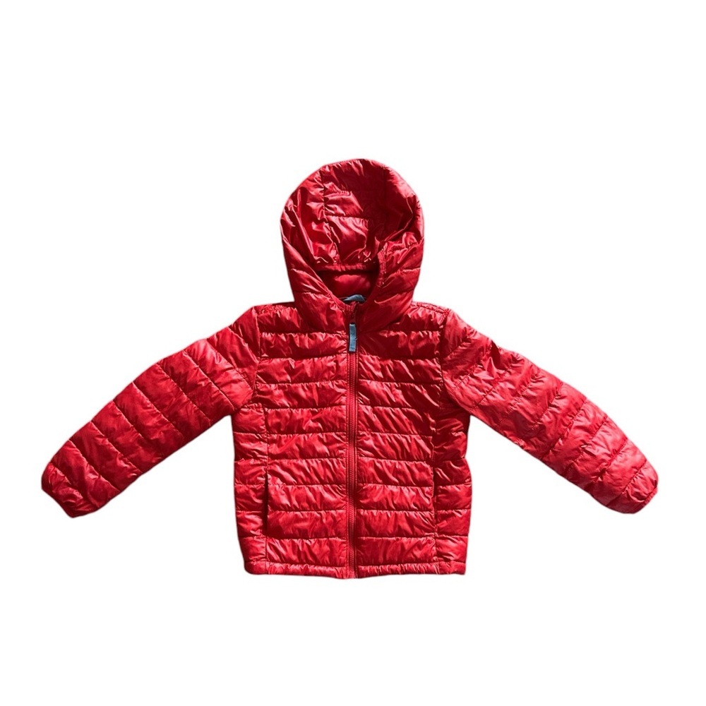 Primary Kids Lightweight Puffer Jacket Size 6-7 in Cherry